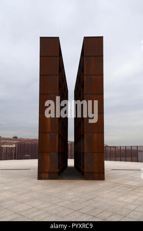 Mémorial de la Shoah à Piazza memoriale della Shoah à Bologne Italie Banque D'Images