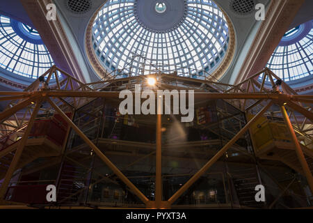 Royal Exchange Theatre à l'intérieur du Royal Exchange, Manchester, Angleterre Banque D'Images