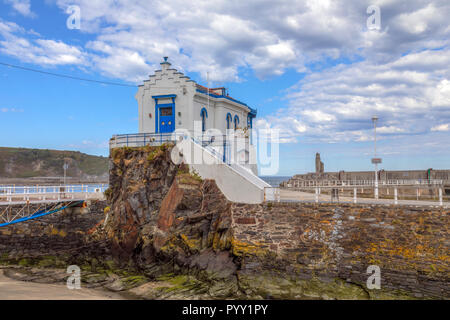 Luarca, Valdes, Asturias, Espagne, Europe Banque D'Images