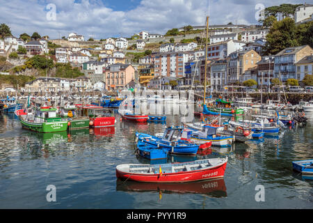 Luarca, Valdes, Asturias, Espagne, Europe Banque D'Images