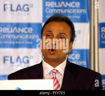 Anil Ambani président du groupe Reliance, Mumbai, Maharashtra, Inde, Asie Banque D'Images