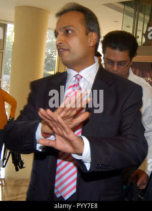 Anil Ambani président du groupe Reliance, Mumbai, Maharashtra, Inde, Asie Banque D'Images