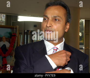 Anil Ambani président du groupe Reliance, Mumbai, Maharashtra, Inde, Asie Banque D'Images