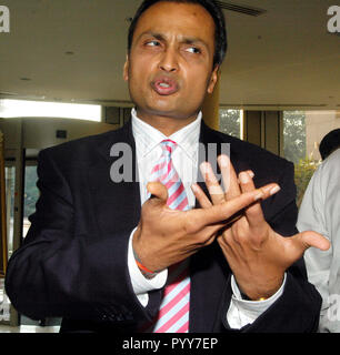 Anil Ambani président du groupe Reliance, Mumbai, Maharashtra, Inde, Asie Banque D'Images