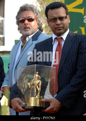 Homme d'affaires indien Vijay Mallya, Mahalaxmi Race Course, Mumbai, Inde, Asie Banque D'Images