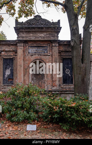 Ll Friedhof der Sophiengemeinde altérés, cimetière ancien cimetière tombe familiale dans la région de Mitte, Berlin Banque D'Images