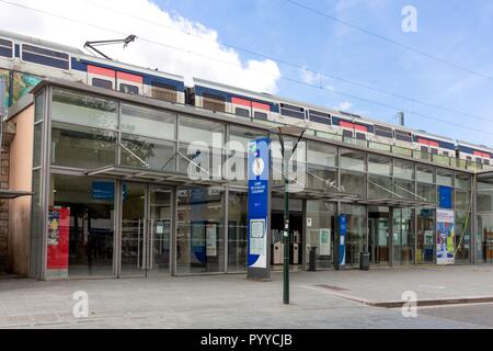 France, Ile de France, Seine et Marne, Chelles, Chelles Gournay gare Banque D'Images