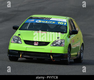 James Alford, Honda Civic Type R EP3, Classic Touring Car Racing Club, pre93, pre03, pre05, voitures de tourisme, BARC, Racing Club automobile britannique, Nation Banque D'Images