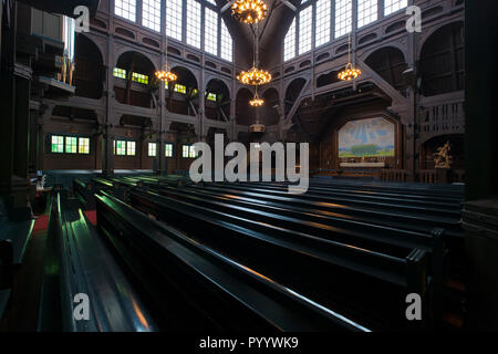 Intérieur de l'église de Kiruna à Kiruna, Suède. Banque D'Images