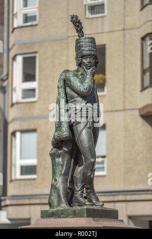 Monument général de Zieten, Mohrenstrasse, milieu, Berlin, Allemagne, le général von Zieten Denkmal, Mitte, Deutschland Banque D'Images