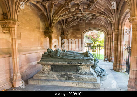 Dame Memorial Levier à Christ Church, Port Sunlight, Wirral, Merseyside Banque D'Images