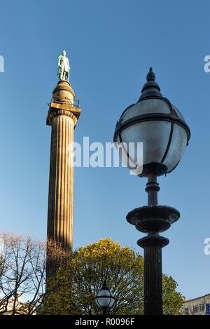 Colonne de Wellington (Waterloo Memorial), St George;s Hall, Liverpool, Merseyside Banque D'Images