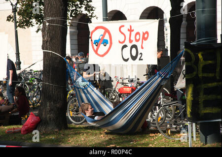 Wien, Ringstraße, autofreier Tag, 'Rasen am Ring' - Vienne, Ringstrasse, la Journée sans voiture Banque D'Images