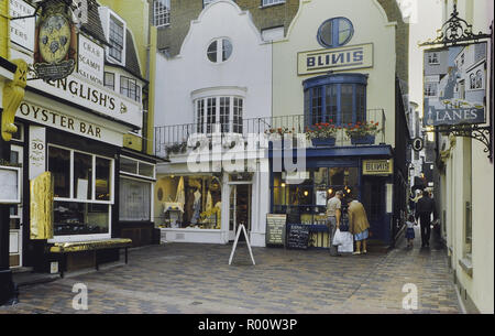 Les ruelles, Brighton, East Sussex, England, UK Banque D'Images