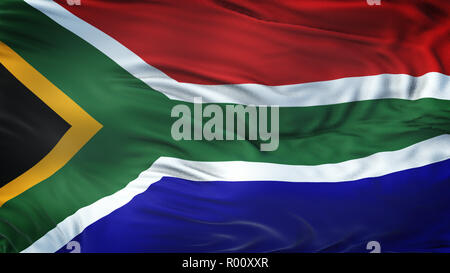 Afrique du Sud Contexte Waving Flag réaliste Banque D'Images