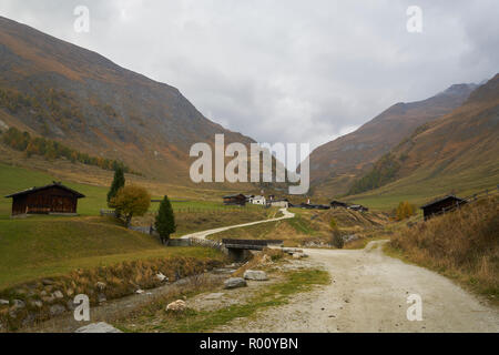 Fane Alm avec Pfundigerer, montagnes du Tyrol du Sud, Italie