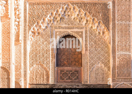 Medersa Bou Inania madrasa historiques à Fez, Maroc Banque D'Images