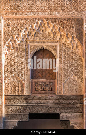 Medersa Bou Inania madrasa historiques à Fez, Maroc Banque D'Images