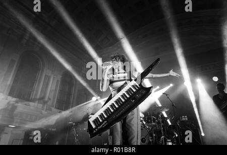 Laura Mvula jouant au cork jazz festival 2018 à l'hôtel de ville Cork Banque D'Images