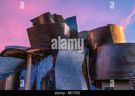 Guggenheim Museum, Bilbao, Pays Basque, Espagne, Europe Banque D'Images