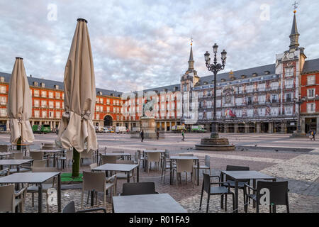 Madrid, Plaza Mayor, Espagne, Europe Banque D'Images