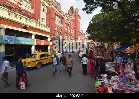 Kolkata Municipal Corporation (siège) Vue du sud, 5 SN Banerjee road, la zone de marché, Kolkata, Inde Banque D'Images