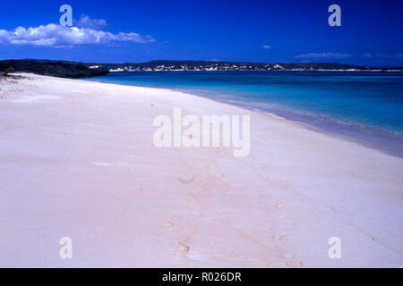 Plage tropicale de l'île de Nosy Suarez, Antsiranana ou Diego Suarez, Madagascar, Afrique Banque D'Images