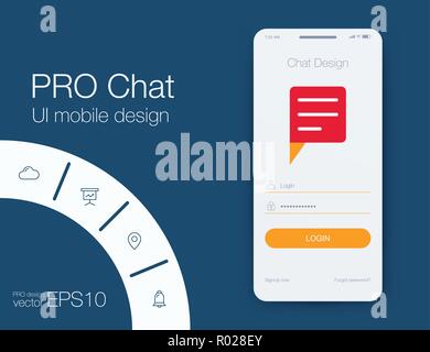 Vector Illustration d'écrans et web concept Illustration de Vecteur