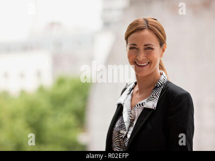 Portrait de femme d'affaires. Banque D'Images