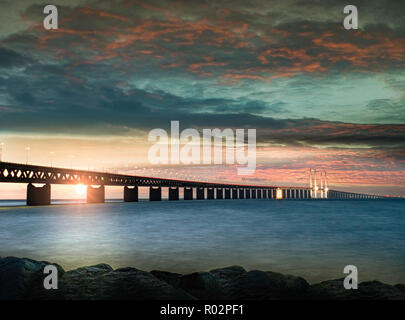 Le Pont de l'Oresund Banque D'Images