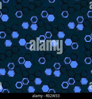 Répéter sans fond honeycomb Illustration de Vecteur