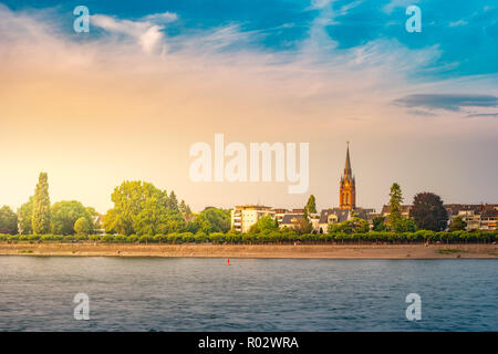 La ville de Bonn et Rhin, Allemagne Banque D'Images