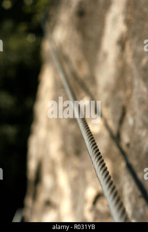 Ferrata. Centelles. Catalunya. Espagne Banque D'Images