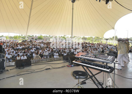 La White Party concert au Parc régional d''Amphithéâtre Miramar : Atmosphère Où : Miramar, Florida, United States Quand : 29 Sep 2018 Credit : Johnny Louis/WENN.com Banque D'Images