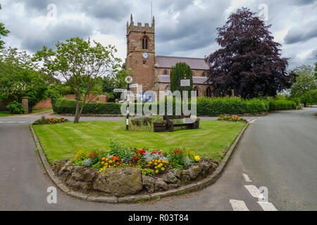 L'église St Chads, Norton dans Hales, Shropshire, England, UK Banque D'Images