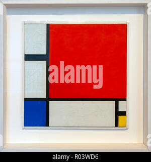 Composition avec rouge, bleu et jaune, Piet Mondrian, 1930, Banque D'Images