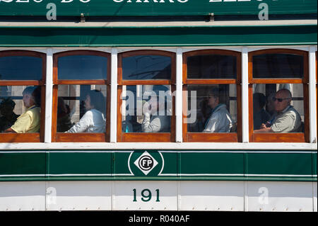 Porto, Portugal, de tram aller-retour à Porto Banque D'Images