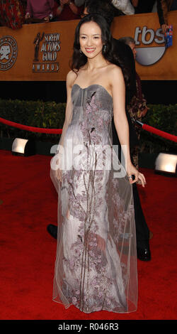 Ziyi Zhang arrivant à la 12e édition annuelle des Screen Actors Guild Awards au Shrine Auditorium à Los Angeles, le dimanche 29 janvier 2006ZiyiZhang052 Red Carpet Event, Vertical, USA, Cinéma, Célébrités, photographie, Bestof, Arts, Culture et divertissement, Célébrités Topix fashion / Vertical, Best of, événement dans la vie d'Hollywood, Californie - Tapis rouge et en backstage, USA, Cinéma, Célébrités, cinéma, télévision, Célébrités célébrités musique, photographie, Arts et culture, Bestof, divertissement, Topix, vertical, une seule personne, à partir de l'année 2006, enquête tsuni@Gamma-USA.com Fashion Banque D'Images