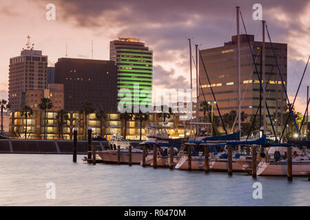 Architecture de Corpus Christi. Corpus Christi, Texas, États-Unis. Banque D'Images