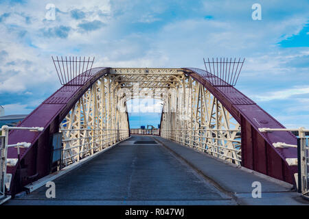 Pont de Ramsey sur l'île de Man. Ramsey, Île de Man). Banque D'Images