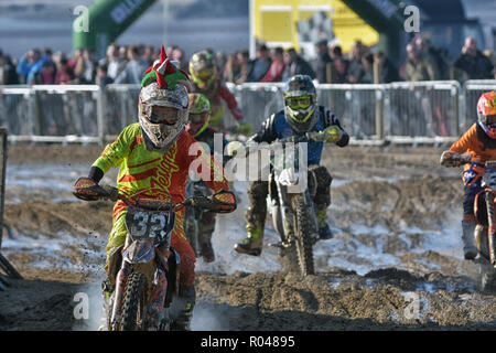 Weston Beach Race Hydro dimanche main event 2018 Banque D'Images