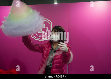 Tokyo, Japon, le coton de couleur candy Banque D'Images