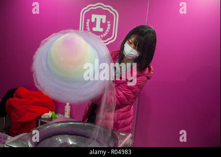 Tokyo, Japon, le coton de couleur candy Banque D'Images