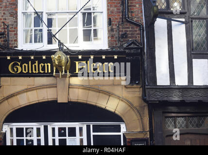 Le Golden Fleece public house york yorkshire royaume uni Banque D'Images