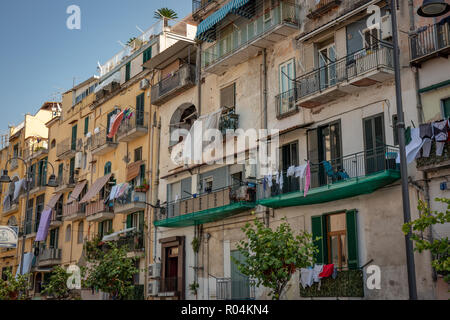 Castellammare di Stabia, Italie. Ville balnéaire Banque D'Images