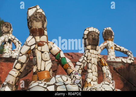 Nek Chand's Rock Garden, Chandigarh, de l'Haryana et du Pendjab, en Inde, en Asie Banque D'Images