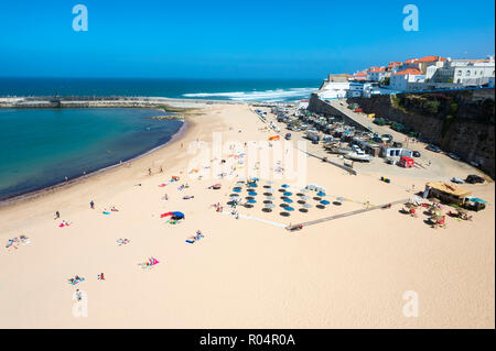 Praia dos Pescadores (plage des pêcheurs), Ericeira, Côte de Lisbonne, Portugal, Europe Banque D'Images