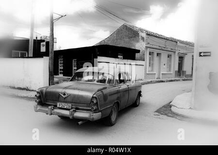 La vie de la rue dans la ville de Remedios, Cuba Villa Clara, Cuba. Il est reconnu comme la huitième ville la plus ancienne de Cuba. Banque D'Images