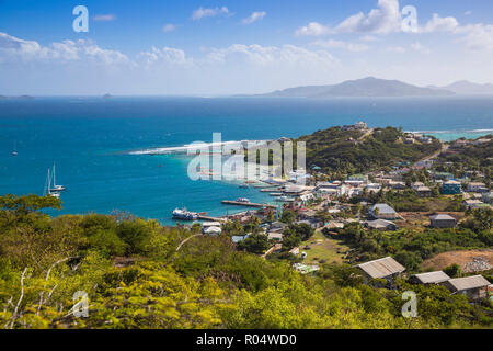 Avis de Clifton Harbour, Union Island, les Grenadines, Saint Vincent et les Grenadines, Antilles, Caraïbes, Amérique Centrale Banque D'Images