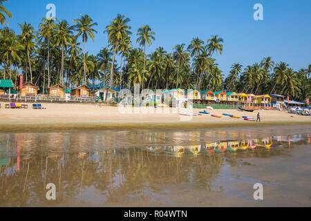 Plage de Palolem, Goa, Inde, Asie Banque D'Images